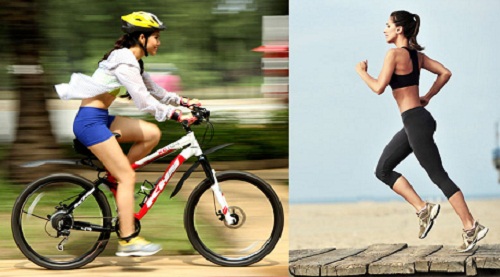Chạy bộ và đạp xe cái nào tốt hơn