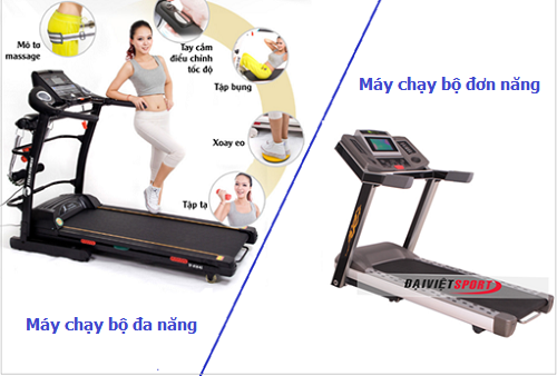 Sự khác nhau giữa máy chạy bộ đa năng và máy chạy bộ đơn năng