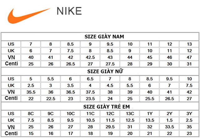Cách đo size giày đá bóng Nike