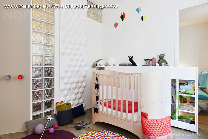 Thiết kế phòng ngủ đầy màu cho trẻ em