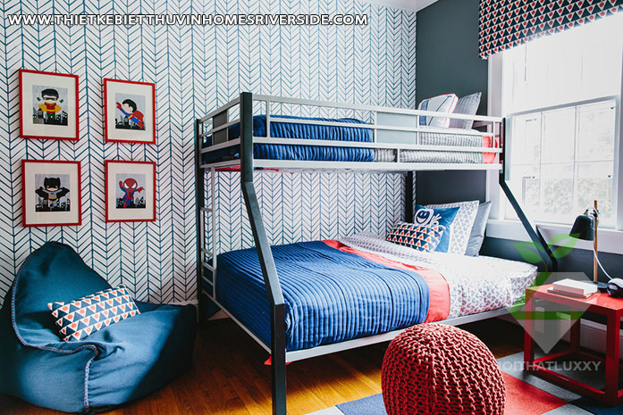 Thiết kế phòng ngủ trẻ em ấn tượng trong biệt thự