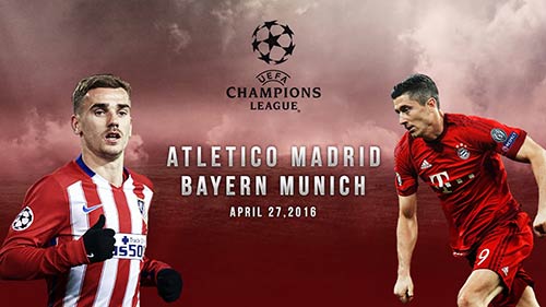 Atletico, Bayern Munich, Simenoe, Pep Guardiola, Champions League, Bán kết