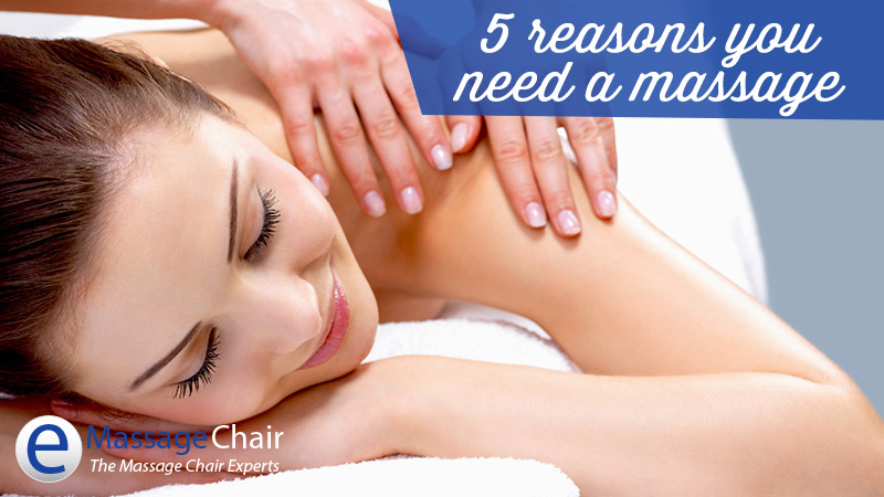 5 lý do mà bạn nên tìm cho mình một dòng ghế massage!